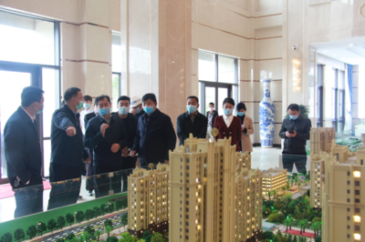 曲靖市人大常委會副主任畢尚鵬到印染廠項目檢查工作|云南省房地產開發經營集團|省房集團